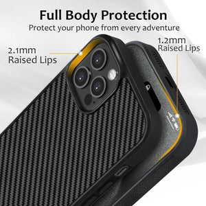 Forged Carbon Fiber TPU Phone Case